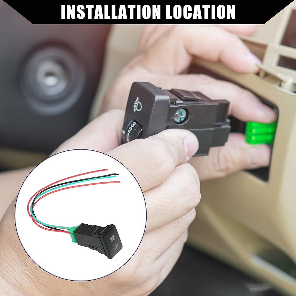 Amazon.com: Hihaha AUX Battery Push Button Switch with